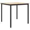 vidaXL Bor&eth;stofubor&eth; N&aacute;tt&uacute;rulegur 80 x 80 x 75 cm Solid furuhikk