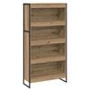 vidaXL B&oacute;kask&aacute;pur 2 pcs Listama&eth;ur Eik 80 x 30 x 155 cm