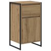 vidaXL Vi&eth;beinteyfla Listama&eth;ur Eik 43 x 36 x 75,5 cm Samsettur vi&eth;ur