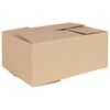vidaXL Faldandi Kassi 50 pcs N&aacute;tt&uacute;rulegur 35 x 24 x 15 cm Pappi
