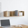 vidaXL CD Wall Shelf Handverks eik 75x18x18 cm Chipboard