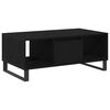 vidaXL S&oacute;fabor&eth; Svartur Eik 90 x 50 x 36.5 cm Samsettur vi&eth;ur
