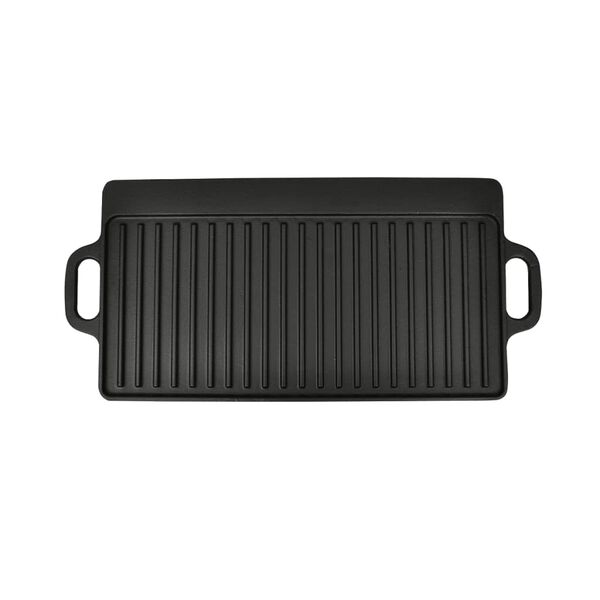 vidaXL Grillplatti Steypujárn Viðsnúanlegur 50x23 cm