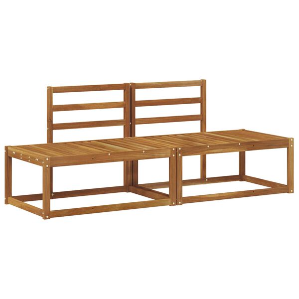 vidaXL &Uacute;tim&oacute;ts&oacute;f&iacute; 2 Stykki N&aacute;tt&uacute;rulegur 182,5 x 63 x 73 cm