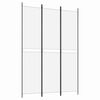vidaXL 3-spjalda Skilr&uacute;m Hv&iacute;tt 150x220 cm Tau&aacute;kl&aelig;&eth;i