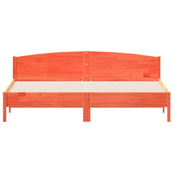 vidaXL R&uacute;mgrind &aacute;n D&yacute;nu 200x200 cm Vaxbr&uacute;n Gegnheil Fura