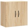 vidaXL Veggsk&aacute;pur Sonoma Eik 60x31x60 cm Samsettur Vi&eth;ur