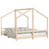vidaXL Barnar&uacute;mgrind 2x(90x200) cm Gegnheil Fura