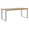 vidaXL Gar&eth;bor&eth; Gr&aacute;r 200 x 90 x 75 cm Hrein akas&iacute;utr&eacute;
