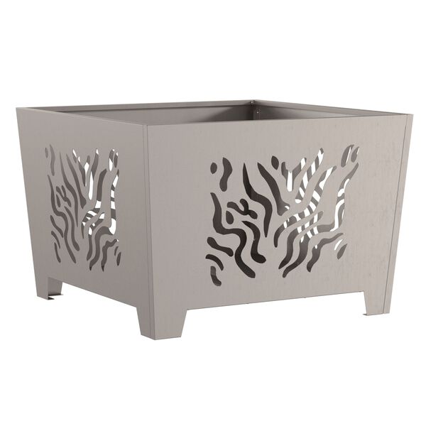 vidaXL Eldurn Brúnn 60 x 60 x 40 cm Stál