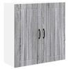 vidaXL Eldh&uacute;s sk&aacute;pur Lucca Gr&aacute;r Sonoma eikarlitur 80 x 31 x 80 cm