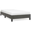vidaXL R&uacute;mgrind &aacute;n D&yacute;nu D&ouml;kkgr&aacute;r 90x190 cm Flauel