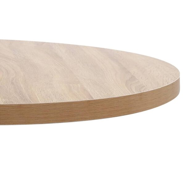 vidaXL Bístróborð Ljósbrúnt 80 cm MDF