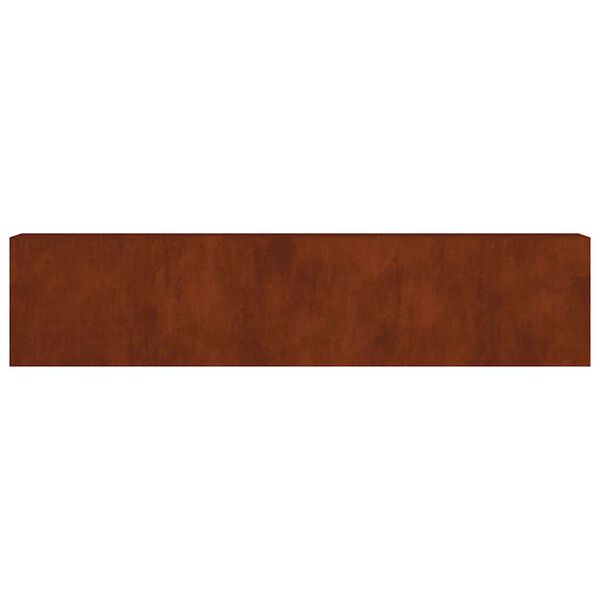 vidaXL Upph&aelig;kka&eth; Gar&eth;ker 360x40x80 cm Corten St&aacute;l