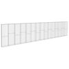 vidaXL Gabion Grj&oacute;tveggsgrind me&eth; Lokum S&iacute;nkh&uacute;&eth;a&eth; st&aacute;l 900x50x200 cm