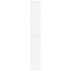 vidaXL Hliðarskápur 5 stk ODDA Hvítur 40x24x79 cm Gegnheil Fura