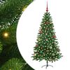 vidaXL J&oacute;latr&eacute; me&eth; 150 LED me&eth; standi Gr&aelig;nn 150 cm PE