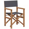 vidaXL Folding Director's Chair Gr&aacute;r 55 x 54 x 85 cm Solid teak vi&eth;ur