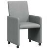 vidaXL Matsalur st&oacute;lar me&eth; hj&oacute;lum 2 pcs Lj&oacute;sgr&aacute;tt 57 x 66 x 94 cm