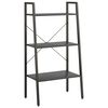 vidaXL 3 h&aelig;&eth;a Standhilla Sv&ouml;rt 56x35x108 cm