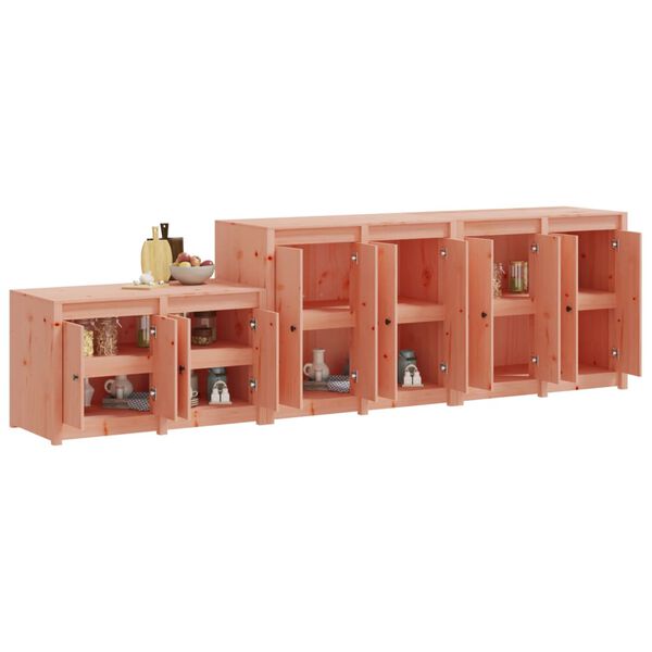 vidaXL &Uacute;tieldh&uacute;ssk&aacute;par 3 stk. Gegnheilt Douglasgreni