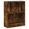 vidaXL B&oacute;kahilla Reyklitu&eth; Eik 60x24x76 cm Samsettur Vi&eth;ur