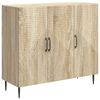 vidaXL Vi&eth;beinteyfla Sonoma eikarlitur 89 x 34,5 x 80 cm