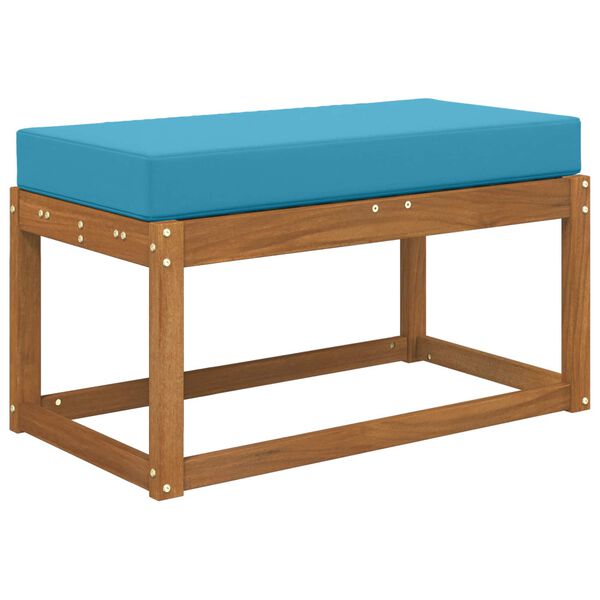 vidaXL Utandyra s&aelig;ti p&uacute;&eth;i K&oacute;ngabl&aacute;r 80 x 40 x 8 cm 100% p&oacute;l&yacute;ester