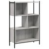 vidaXL B&oacute;kask&aacute;pur Gr&aacute;ir Sonoma 72x28x109 cm Samsettur Vi&eth;ur
