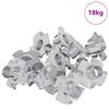 vidaXL Pronged T-nut 7200 pcs Silfur M6 mm St&aacute;l