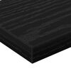 vidaXL B&oacute;kask&aacute;pabretti 4 pcs Svart 60 x 10 x 1,5 cm Samsettur vi&eth;ur