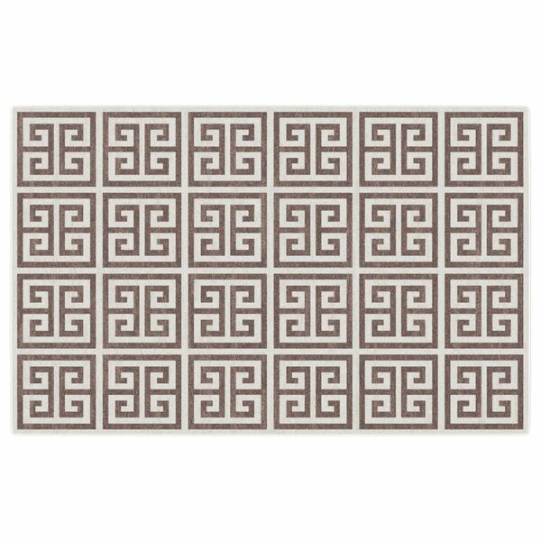 vidaXL Inni og &Uacute;timotta Stutt Flos Marglit 190x300 cm St&ouml;m