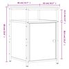 vidaXL Náttborð 2 stk. Svört 40x42x60 cm Samsettur viður