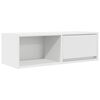 vidaXL Sj&oacute;nvarpssk&aacute;pur Hv&iacute;tur 80x31x25,5 cm Samsettur Vi&eth;ur