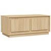 vidaXL S&oacute;fabor&eth; Sonoma Eik 102x50x44 Samsettur Vi&eth;ur