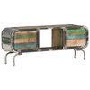 vidaXL Sj&oacute;nvarpssk&aacute;pur Marglitur 110x30x42 cm Endurunninn Vi&eth;ur