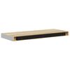 vidaXL Vegghengdar Hillur 4 stk. Eikarlitur & Hv&iacute;tur 60x23,5x3,8cm MDF