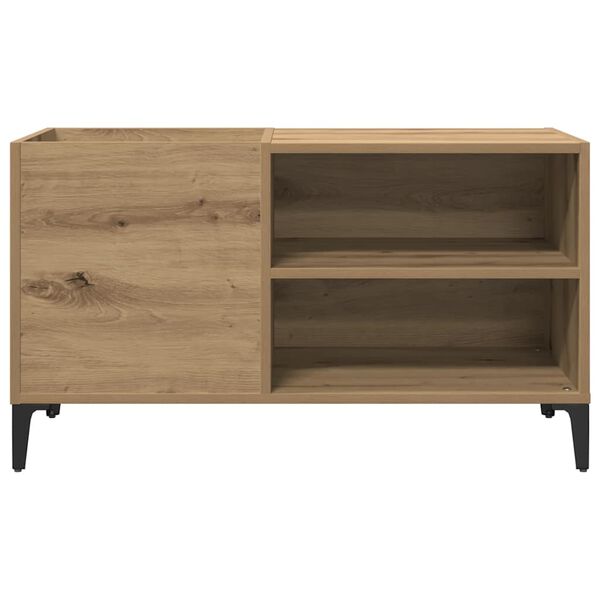 vidaXL Pl&ouml;tusk&aacute;pur Handverks eik 84,5x38x48 cm Hanna&eth;ur vi&eth;ur