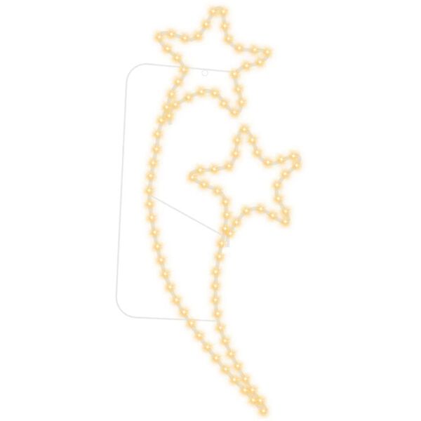 vidaXL Stj&ouml;rnulaga reipilj&oacute;s 2 stk heithv&iacute;tt 125,5x53x4,5 cm