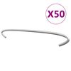 vidaXL Grj&oacute;tkassakr&oacute;kar 50 stk S&iacute;nkh&uacute;&eth;a&eth; St&aacute;l 40 cm