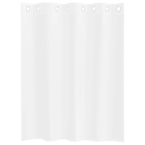 vidaXL Voile gard&iacute;na 2 pcs Hv&iacute;tt 140 x 140 cm P&oacute;l&yacute;ester