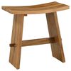 vidaXL Ba&eth;herbergist&ouml;ll Br&uacute;nn 50 x 29,5 x 50,5 cm Solid teak vi&eth;ur