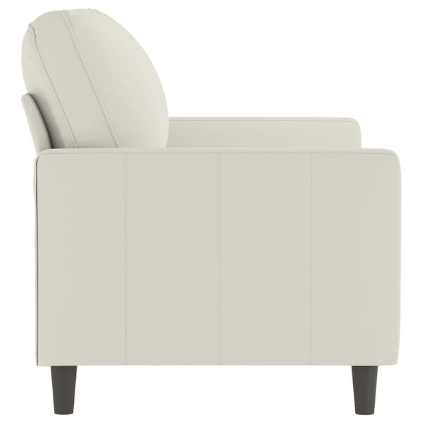 vidaXL 2 S&aelig;ta S&oacute;fi Rj&oacute;mahv&iacute;tur 120 cm Flauel