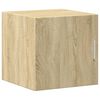 vidaXL Veggsk&aacute;pur Sonoma Eik 40x42,5x40 cm Samsettur Vi&eth;ur