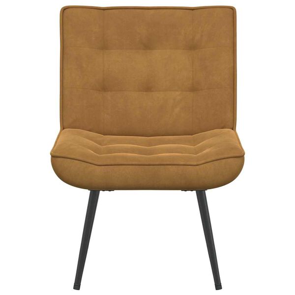 vidaXL sl&ouml;kunarst&oacute;ll Br&uacute;nn 64x74x84 cm Flauel