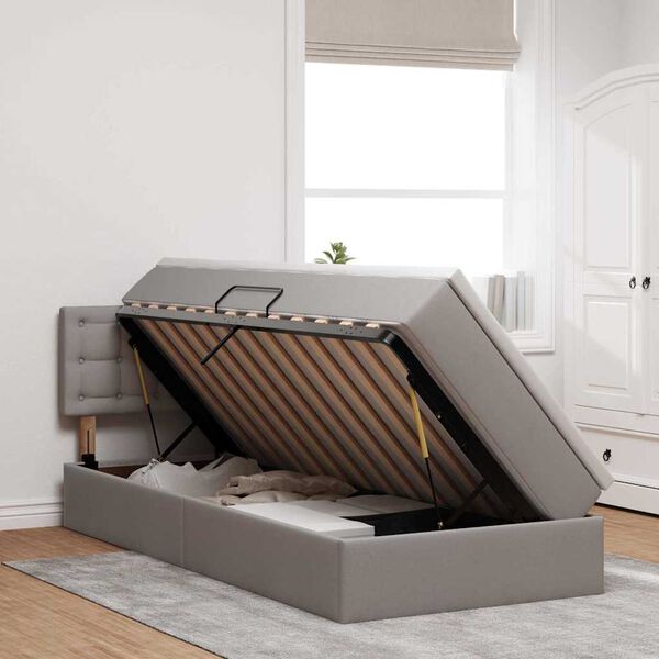 vidaXL R&uacute;m me&eth; geymslur&yacute;mi og d&yacute;nu M&oacute;gr&aacute;r 100 x 200 cm Samsettur vi&eth;ur