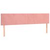 vidaXL H&ouml;fu&eth;gaflar Bleikt 160x5x78/88 cm Flauel