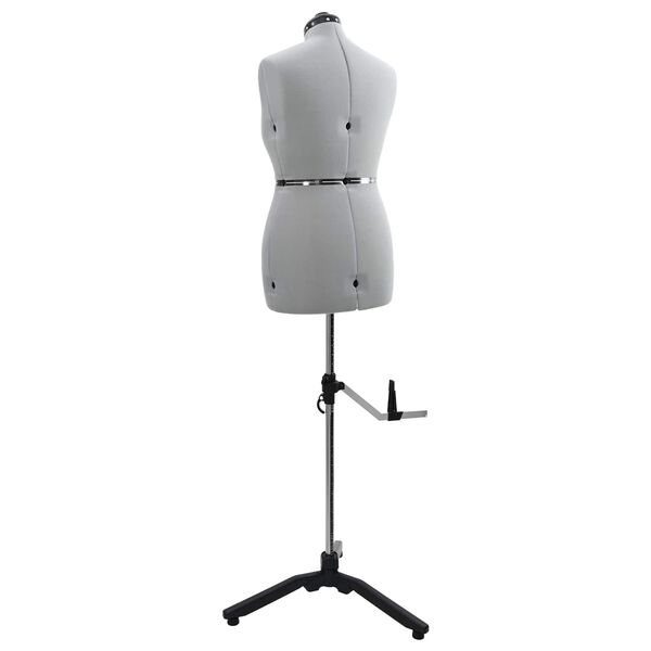 vidaXL A&eth;l&ouml;gunarh&aelig;f kj&oacute;l forma kvenna Gr&aacute;r m Flauel