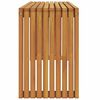 vidaXL Bekkur Ol&iacute;u n&aacute;tt&uacute;rulegt 110 x 30 x 45 cm Solid teak vi&eth;ur