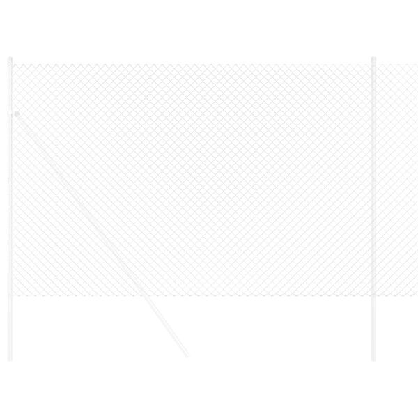 vidaXL Ke&eth;jugir&eth;ing Silfur 10 x 1,6 m Sinkh&uacute;&eth;a&eth; st&aacute;l